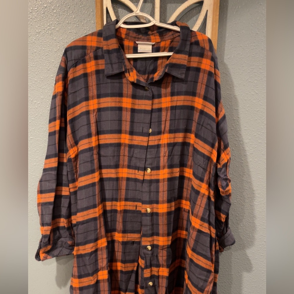 Columbia Women's Plaid Button Down Shirt